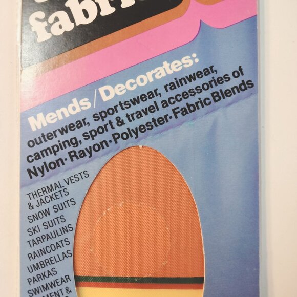 Plasti Stitch Iron On Nylon Fabric Patch Heavyweight 4 Piece 3x5 Mend Sportswear - Picture 6 of 11